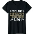thumbnail image 1 of Livin' That Substitute Teacher Life Leopard T-Shirt, 1 of 3