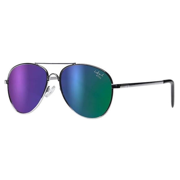 Livin Well AVIATOR-SIL-3.17 Kids Aviator Sunglasses for Boys & Girls, Silver