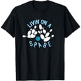 thumbnail image 1 of Livin on a Spare - Funny Bowler & Bowling T-Shirt100% cotton short-sleeved shirt for both men and women, 1 of 6