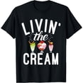thumbnail image 1 of Livin the Cream funny Ice Cream T-Shirt, 1 of 4