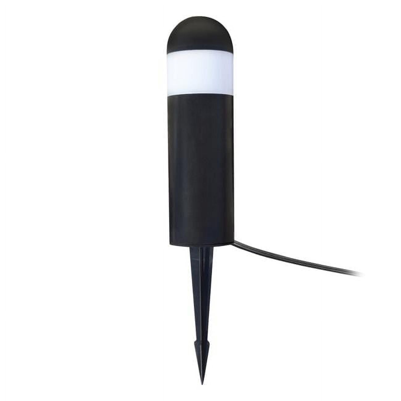Living Accents Black Plastic LED Bollard Pathway Light