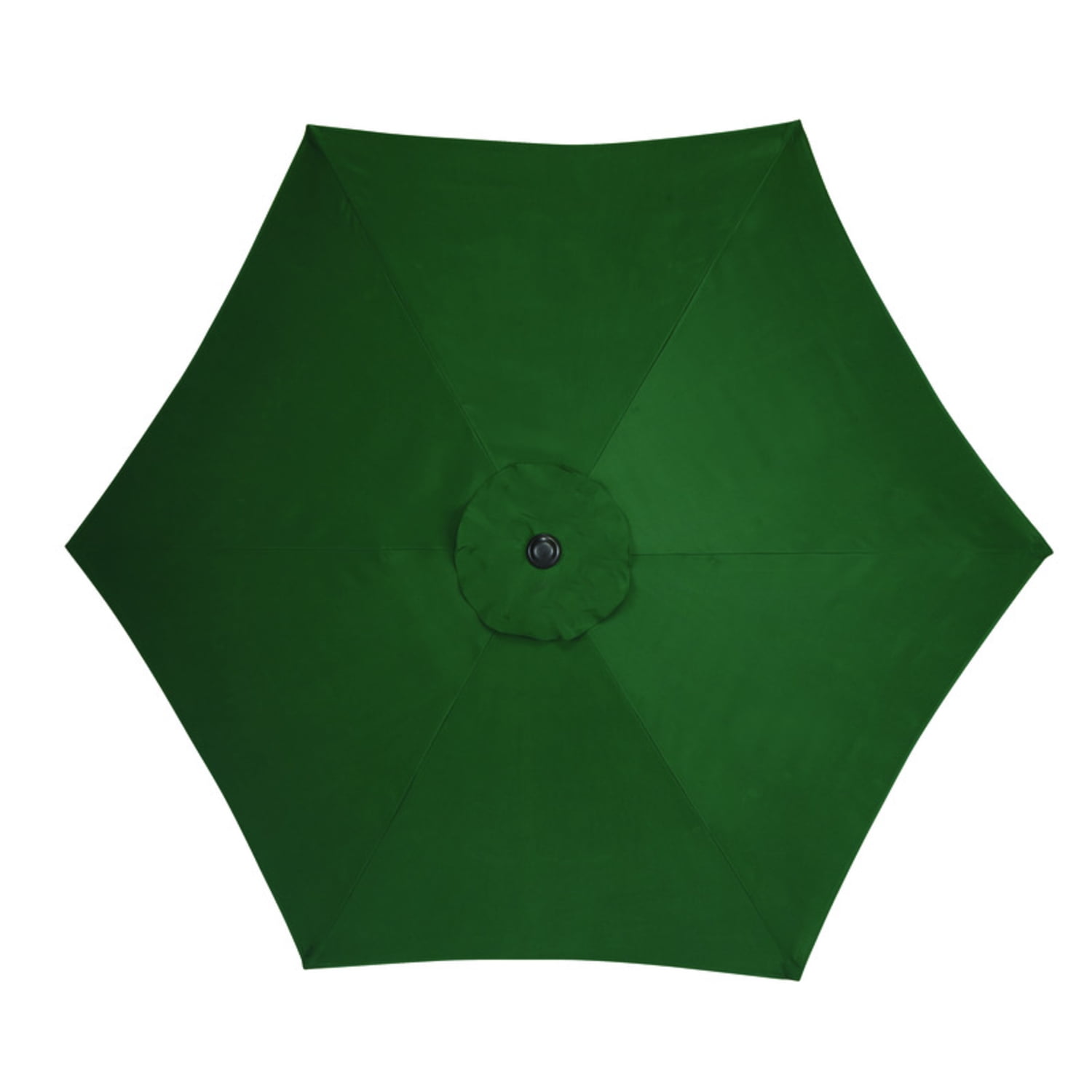 Living Accents 9 ft Tiltable Fabric Outdoor Market Umbrella in Green
