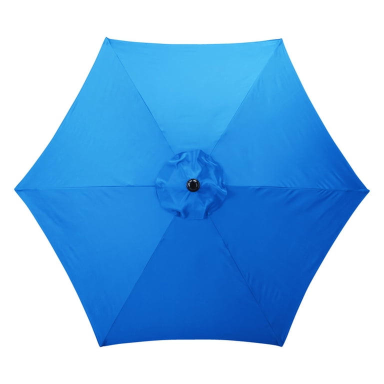 9 royal blue patio umbrella Aqua Scalloped Edge Auto Tilt 9' Outdoor The Well Appointed House Available in a variety of colors to choose from that best match your patio dcor California Umbrella 9' Patio Umbrella