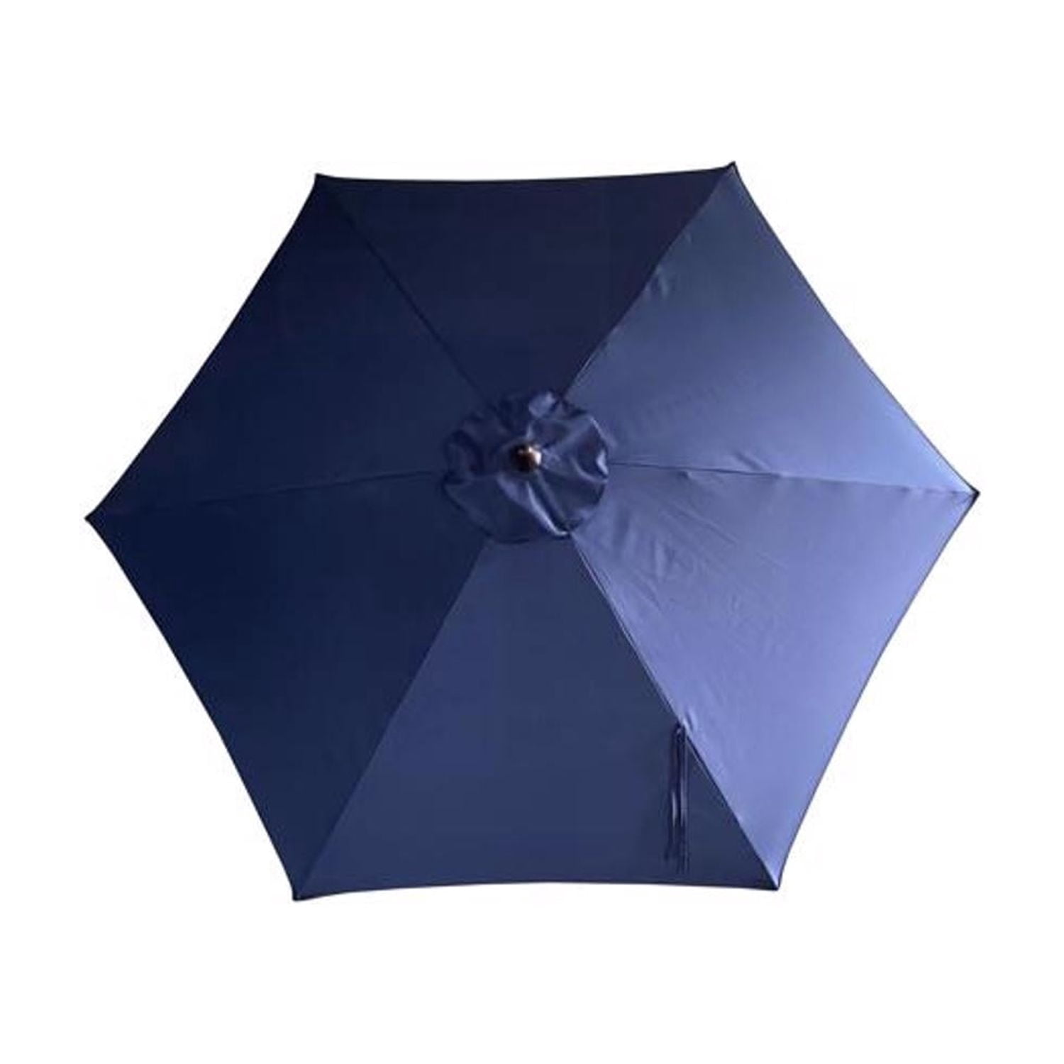 Living Accents 9 ft. Tiltable Navy Blue Market Umbrella