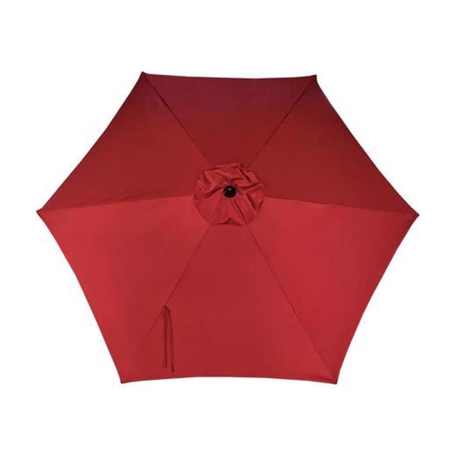 Living Accents 9 ft. Tiltable Red Market Umbrella