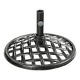 thumbnail image 1 of Living Accents Brown Cast Iron Umbrella Base, 1 of 2