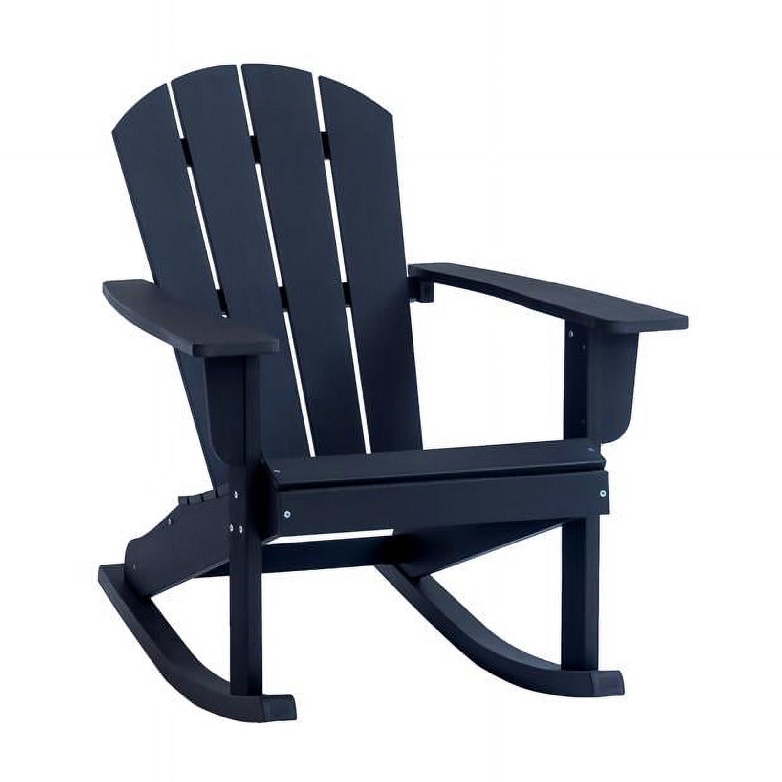 Living Accents Modern Indoor Wooden Rocking Chair Faux Gray Wood Frame Walmart