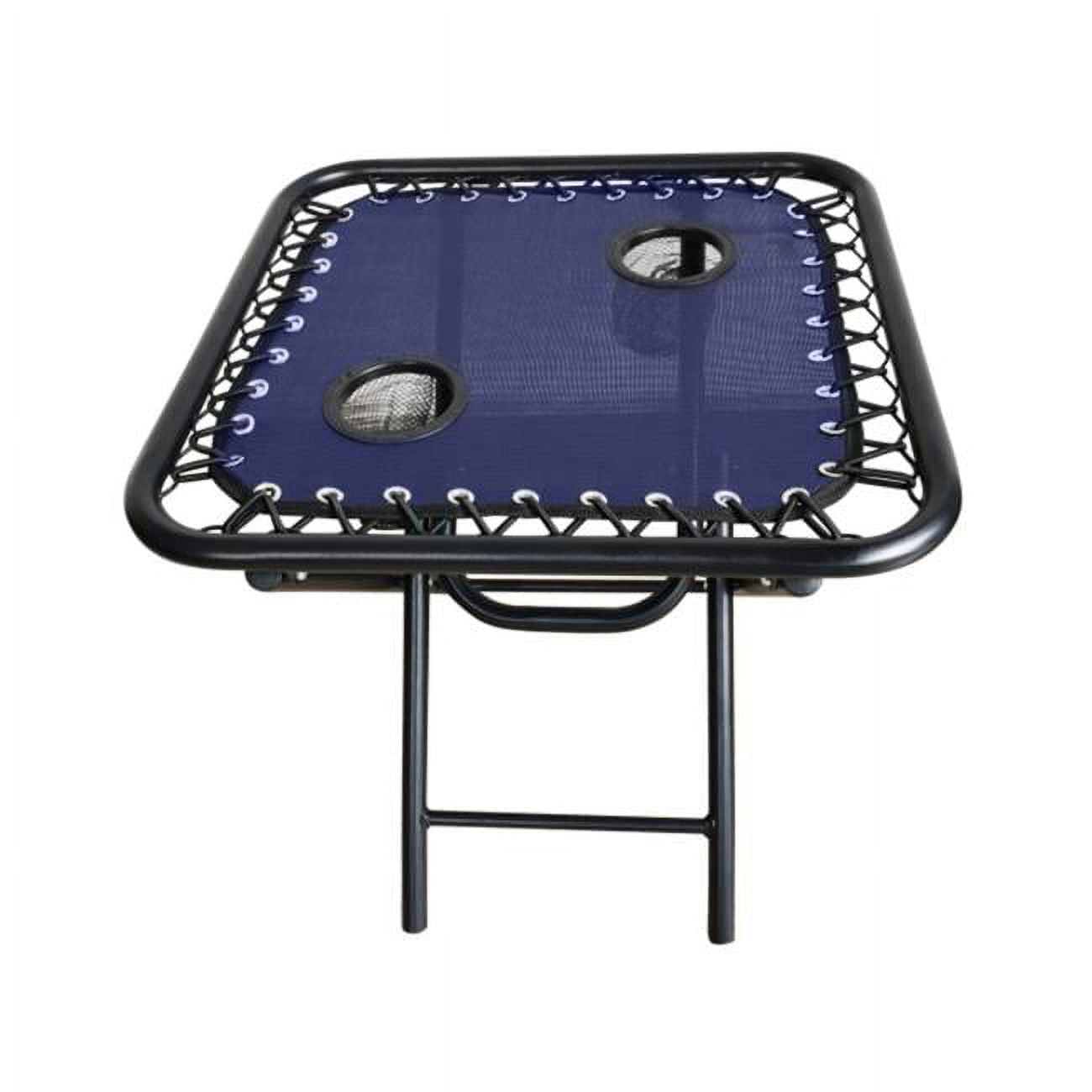 Woodard 18 in. Navy Mesh Folding Table