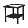 thumbnail image 1 of Living Accents 65-517180LT Prescott Square Side Table, Glass, Brown, 1 of 1