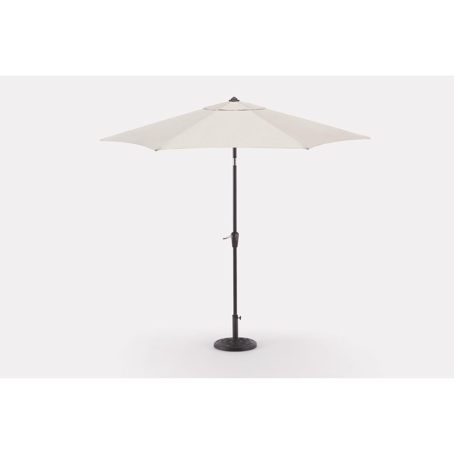 Living Accents Wilmette 9 ft. Tiltable Beige Patio Umbrella - Walmart.com