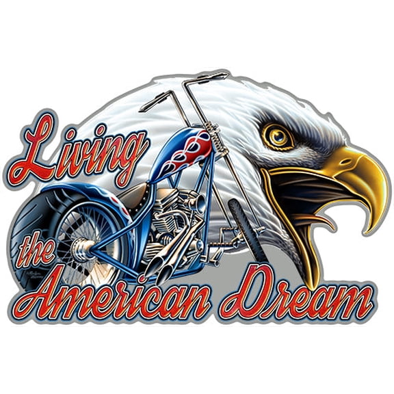 Living American Dream Novelty Sign | Indoor/Outdoor | Funny Home Décor for Garages, Living Rooms, Bedroom, Offices | SignMission personalized gift Wall Plaque Decoration