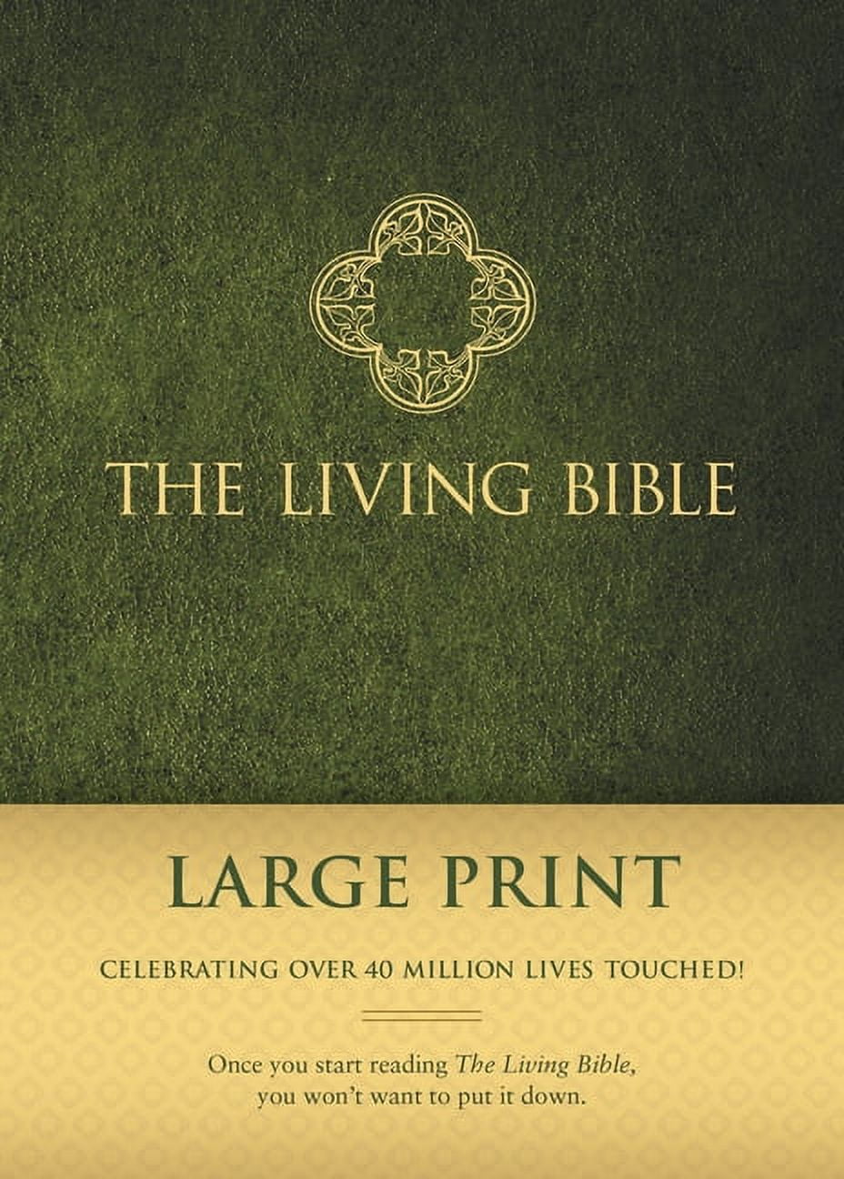 TYNDALE Living Bible Paraphrased-LIV-Large Print, (Hardcover)