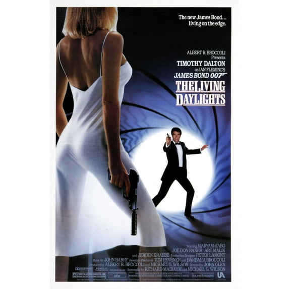 Living Daylights The Movie poster Metal Sign 8inx 12in Metal Print 8x12 Square Adults Poster Time