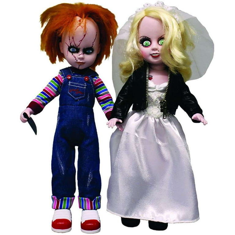Living Dead Dolls Bride of Chucky Chucky & Tiffany Doll Set