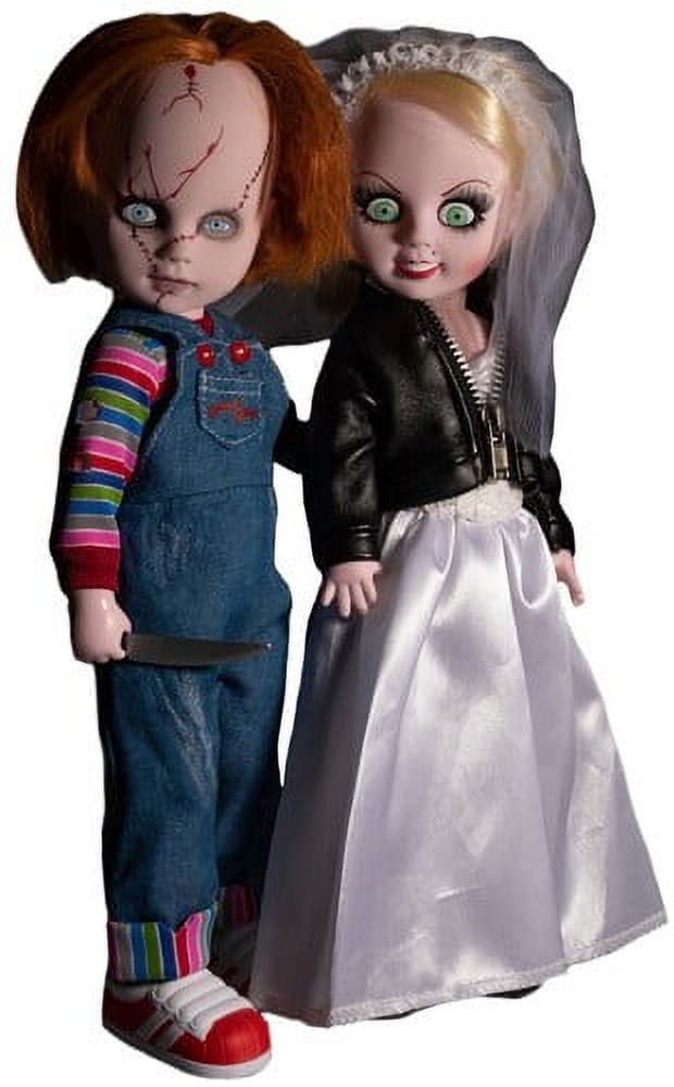 Living Dead Dolls Chucky & Tiffany Doll Playset, 2 Pieces
