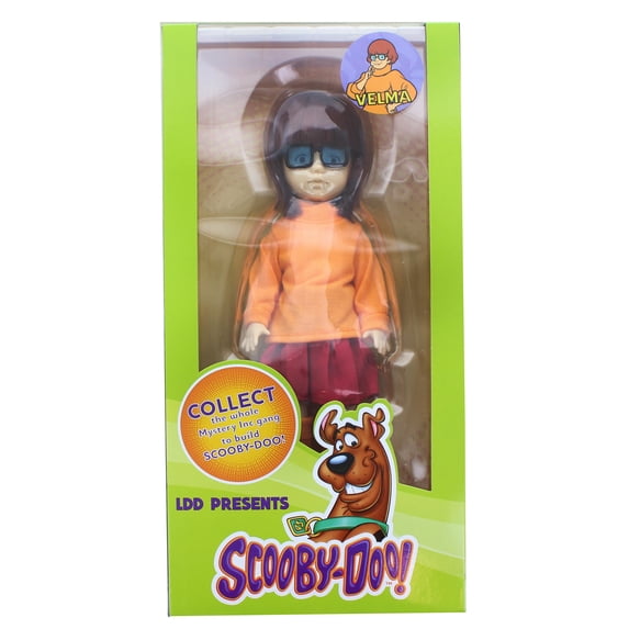 Living Dead Dolls LDD Presents Velma Doll (Contains Part to Build Scooby-Doo!)