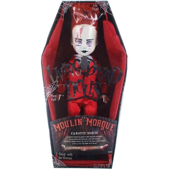 Living Dead Dolls Series 33 (Moulin Morgue) - Carotte Morts 10" Doll New Sealed