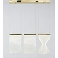 thumbnail image 1 of Living Design 3-Light L31.5'' Three Light Acrylic Crumbled Sheet Pendant Island Light with Gold Hardware, 1 of 6