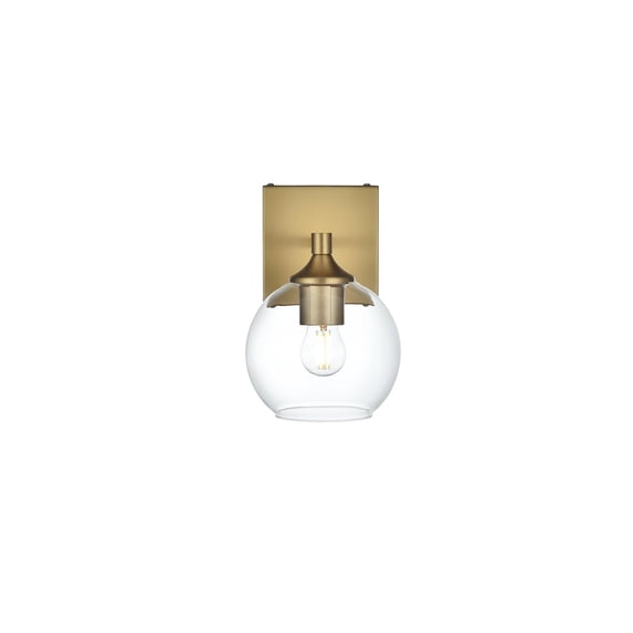 Living District 6" Wall Sconce In Satin Gold