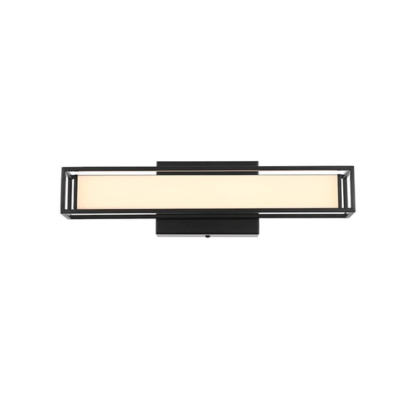 Living District Aden 16 Inch Led Wall Sconce In Black