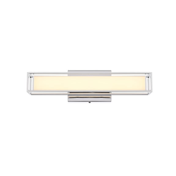 Living District Aden 16 Inch Led Wall Sconce In Chrome