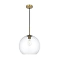 thumbnail image 1 of Living District Baxter 14 Inch Pendant Clear Shade in Satin Gold, 1 of 9