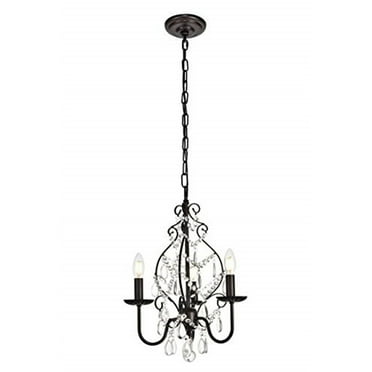 Living District Blaise 3-Light Transitional Metal Pendant in Oil Rubbed Bronze