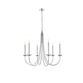 thumbnail image 1 of Living District Cohen 36 inch chandelier in Chrome, 1 of 9