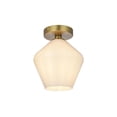 thumbnail image 1 of Elegant Lighting LD2255SG Gene 8" Wide Semi-Flush Ceiling Fixture - Gold, 1 of 7