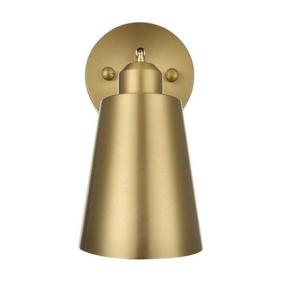 Living District Halycon 5 Inch Wall Sconce in Satin Gold