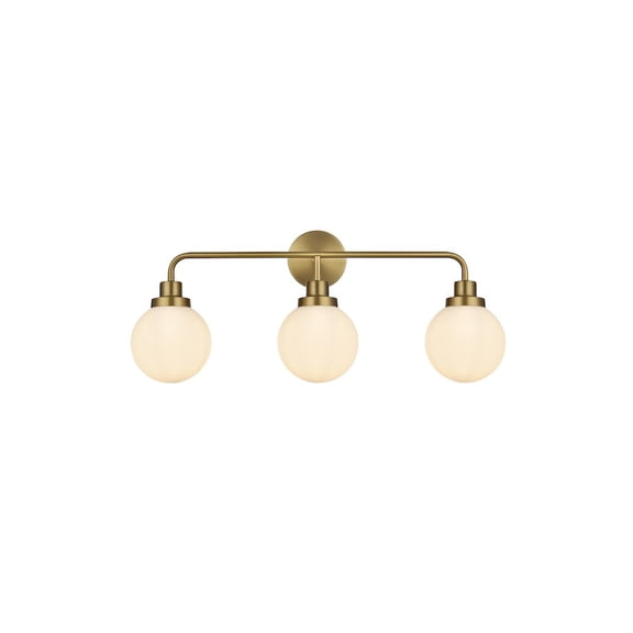 Living District Hanson 28 inch Wall Sconce in Satin Gold