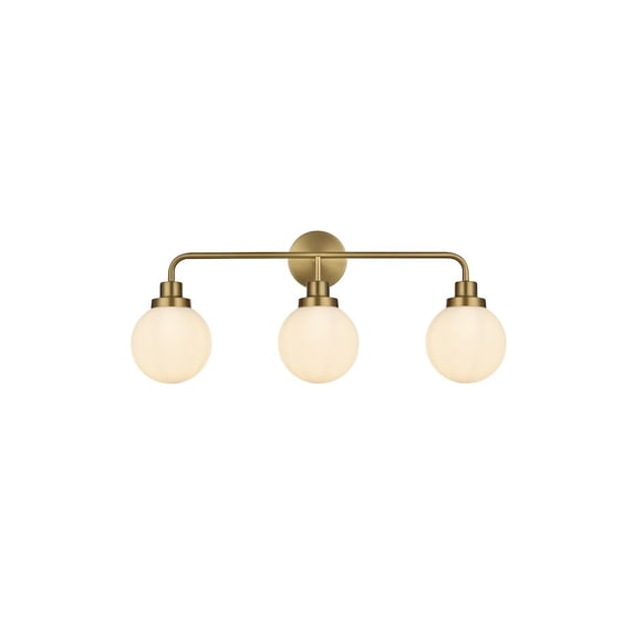 Living District Hanson 28 inch Wall Sconce in Satin Gold
