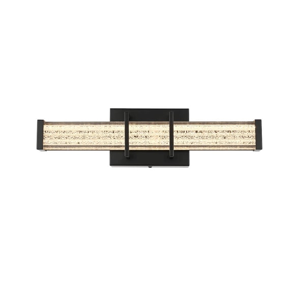 Living District Ivaan 16 Inch Led Wall Sconce In Black