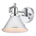 thumbnail image 1 of Living District Judson 1-Light Metal Swing Arm Wall Sconce in Chrome, 1 of 6