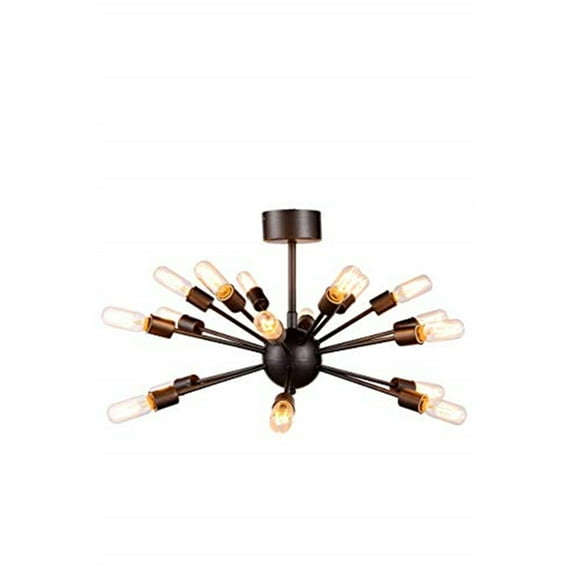 Elegant Lighting Adair 18 light 30 inch Vintage Steel Chandelier