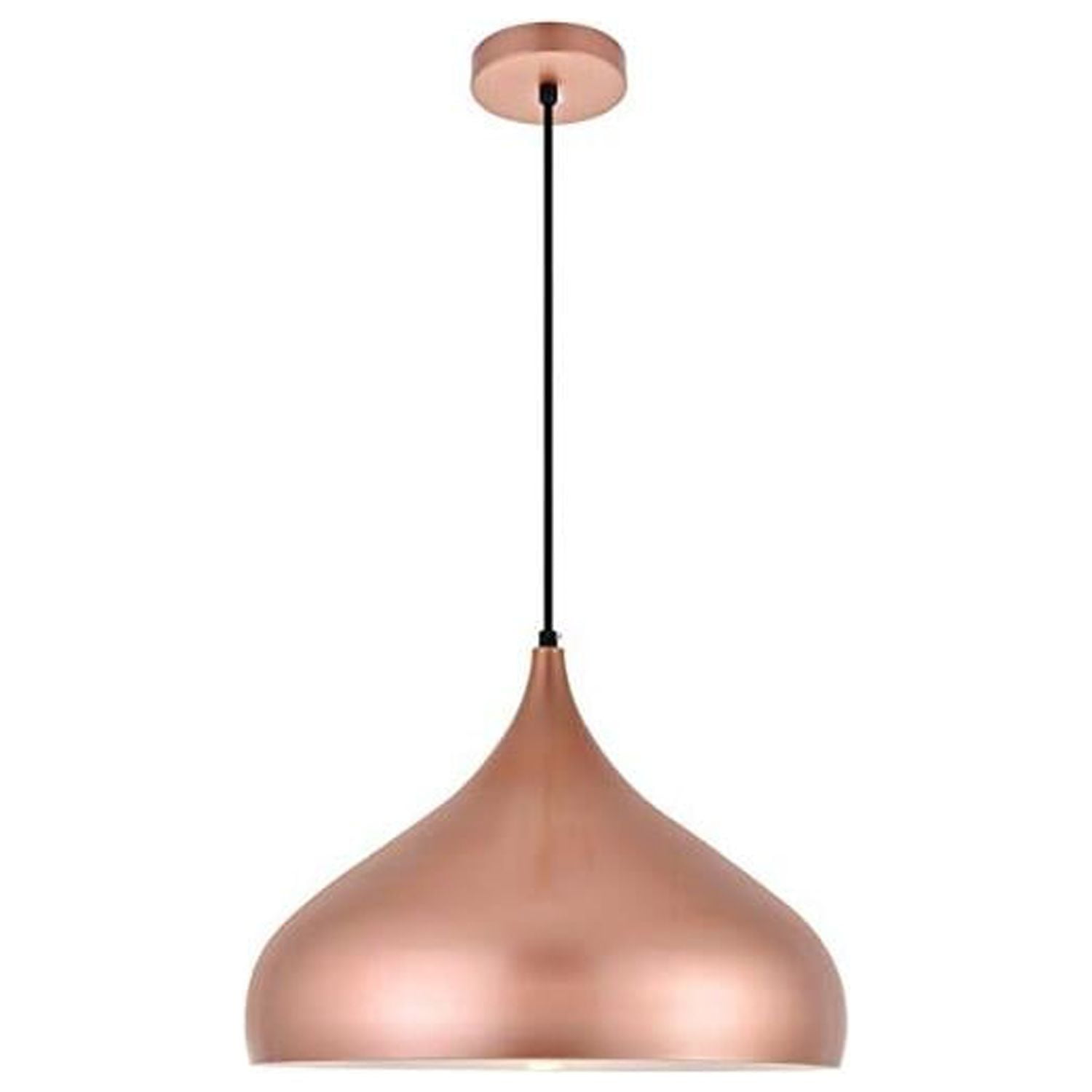 Modern Honey Gold Aluminum Pendant Light
