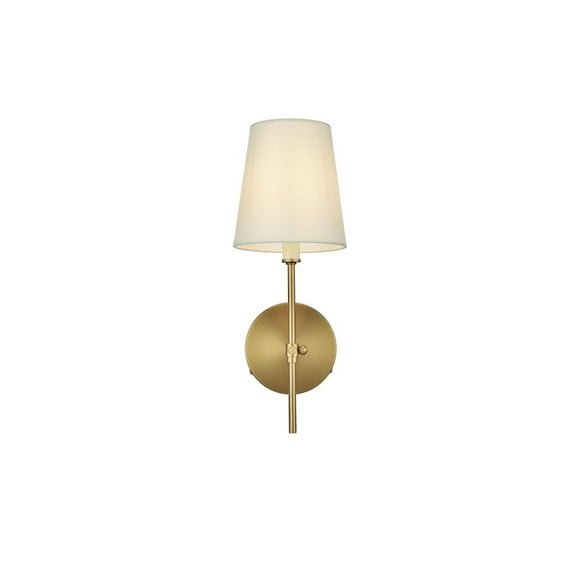 Living District Mel 5.5 inch Wall Sconce in Satin Gold