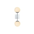 thumbnail image 1 of Living District Neri 6 Inch Wall Sconce White Shade in Chrome, 1 of 7
