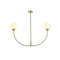 thumbnail image 1 of Living District Nyomi 42 inch chandelier in Satin Gold, 1 of 9