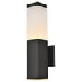 thumbnail image 1 of Living District Raine 1-Light Modern Aluminum LED Wall Sconce - Black, 1 of 4