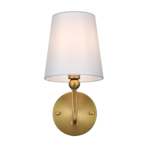 Living District Senna 6 inch Wall Sconce in Satin Gold