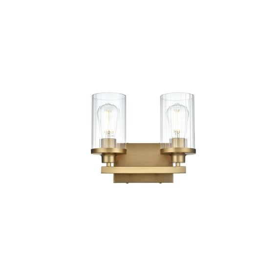Living District Thane 11.5 inch Wall Sconce in Satin Gold
