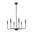 thumbnail image 1 of Living District Willa 6-Light Modern Iron Metal Pendant Light in Black, 1 of 10