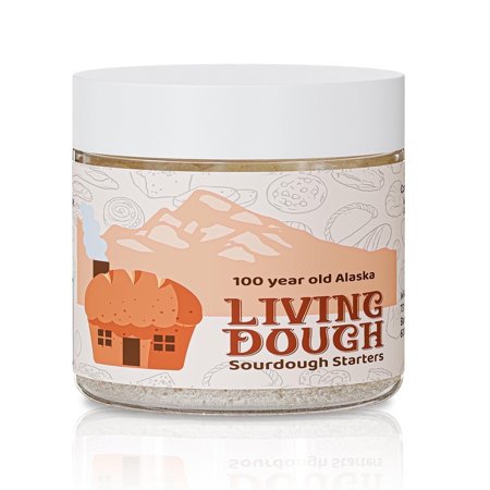 Living Dough - Live Sourdough Starter Culture - 100 Year Old Alaska Sourdough Starter Culture