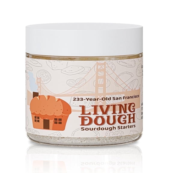 Living Dough - Live Sourdough Starter Culture - 233 Year Old San Francisco Starter Culture