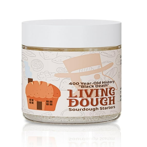 Living Dough - Live Sourdough Starter Culture - 400 Year Old History Black Death Sourdough Starter Culture