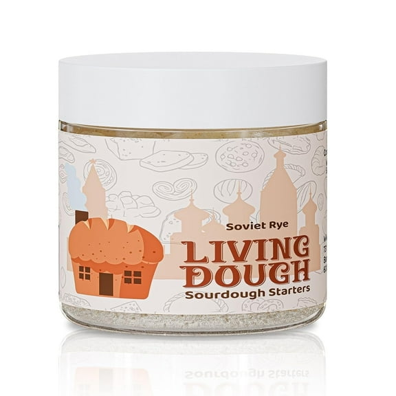 Living Dough - Live Sourdough Starter Culture - Soviet Rye Sourdough Starter Culture