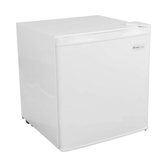 Living Essentials 1.1 Cubic Feet Adjustable Temp Upright Mini Freezer, White