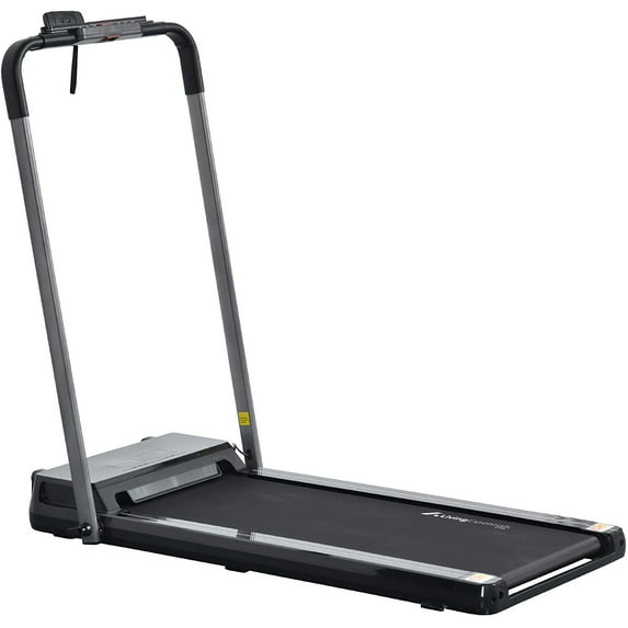 Living Essentials 2 in 1 Foldable Electric Treadmill Home Gym Exercise Equipment