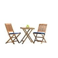 thumbnail image 1 of Living Essentials WP3BBW2301 Bistro Set with Square Table & Two Folding Chairs - 3 Piece, 1 of 2